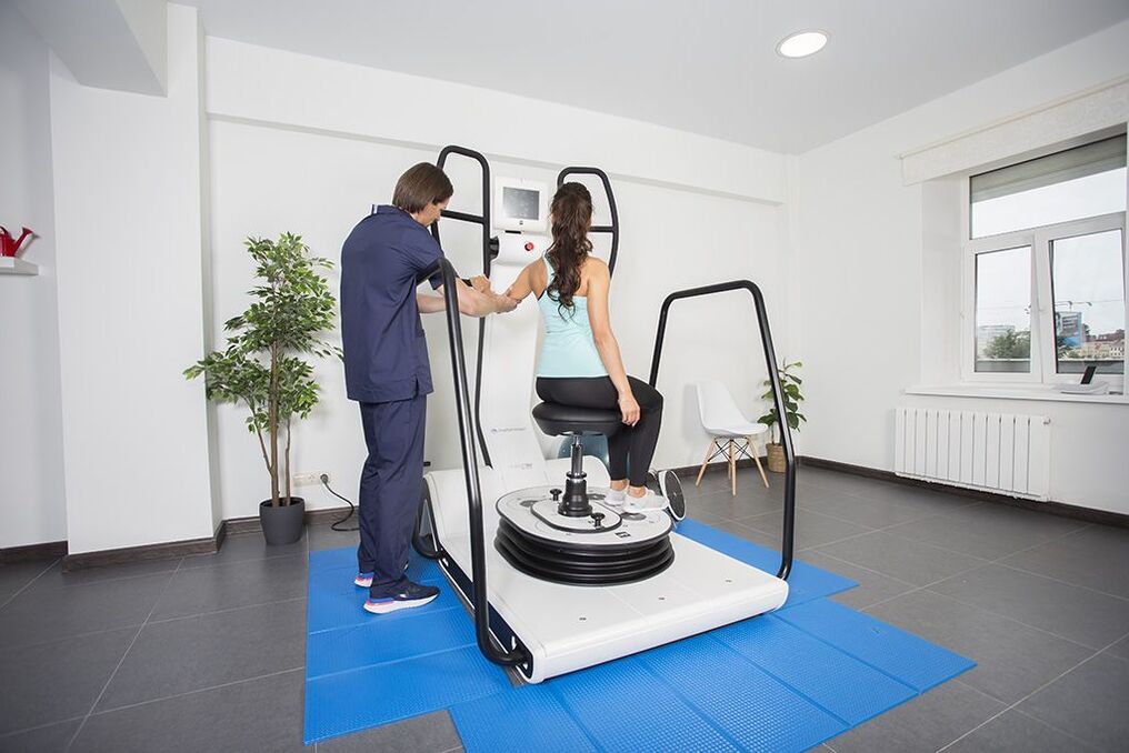 Terapia de ejercicios para la osteocondrosis.